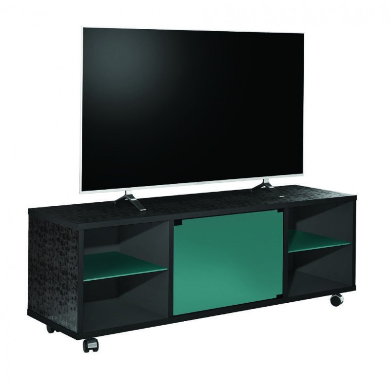 MUNARI MT150NE-PE MOBILE TV FINITURA OPACA/LUCIDA CON ANTA VERDE PETR. MADE IN