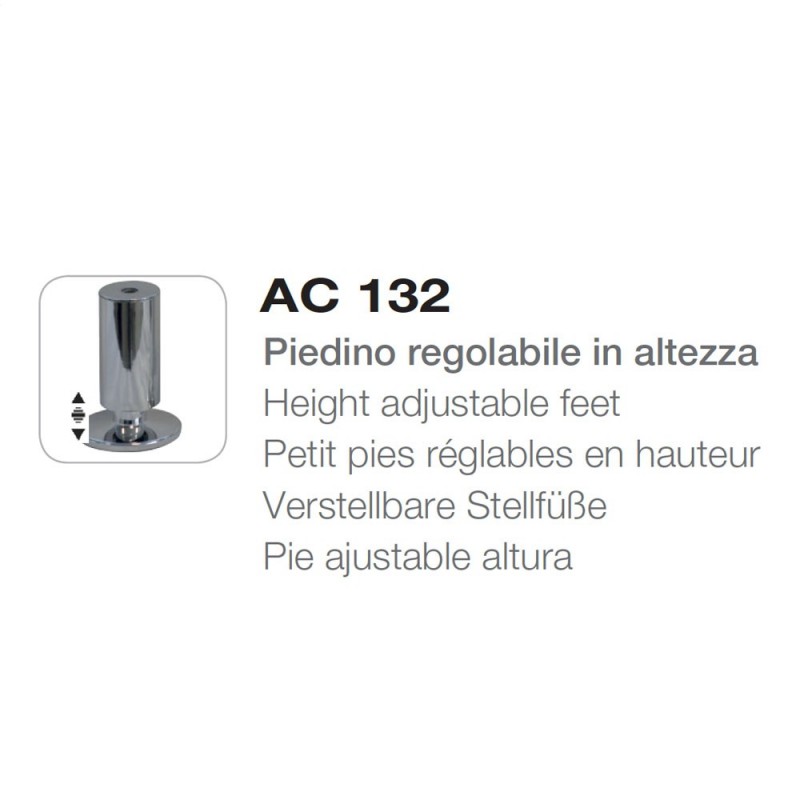 MUNARI AC132-4 KIT PIEDINI REGOLABINI IN ALTEZZA PER MT100 - MT159