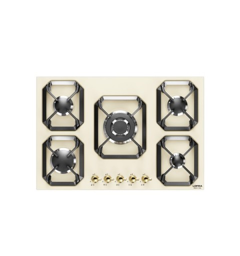 Lofra Dolcevita 75 Intégré Cuisinière à gaz Ivoire
