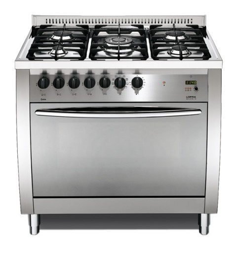 Lofra CG96MF/C Independiente Encimera de gas A Acero inoxidable