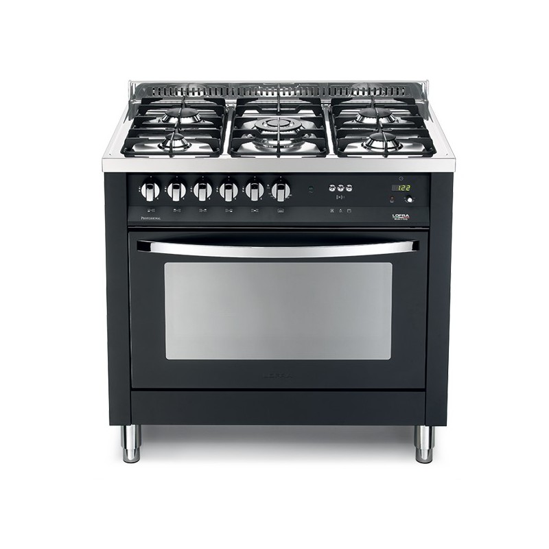 Lofra PNMG96GVT/C Autonome Cuisinière à gaz Noir