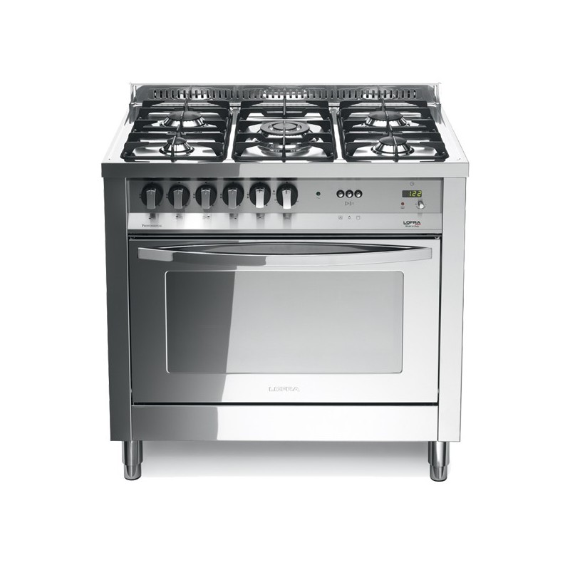 Lofra Plg96Gvt/C Total Inox 90X60 Cucina Total Inox Con Piano