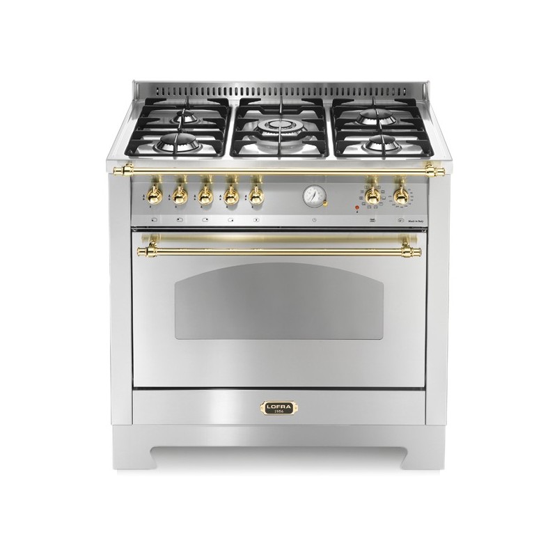 Lofra RSG96MFTE/CI Autonome Cuisinière à gaz A Acier inoxydable