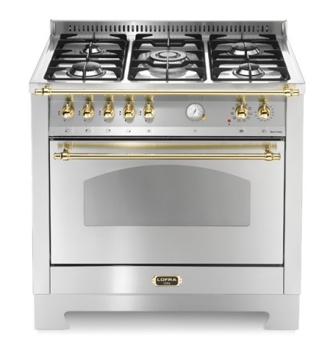Lofra RSG96MFTE/CI Autonome Cuisinière à gaz A Acier inoxydable