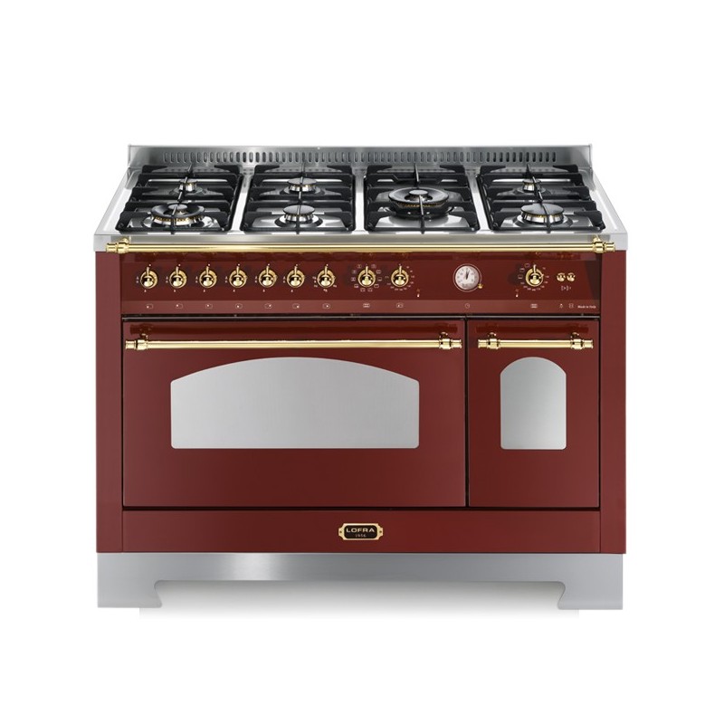 Lofra RRD126MFT+E/2AEO Freestanding cooker Gas A Burgundy