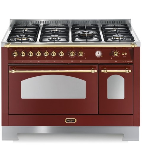 Lofra RRD126MFT+E/2AEO Freestanding cooker Gas A Burgundy