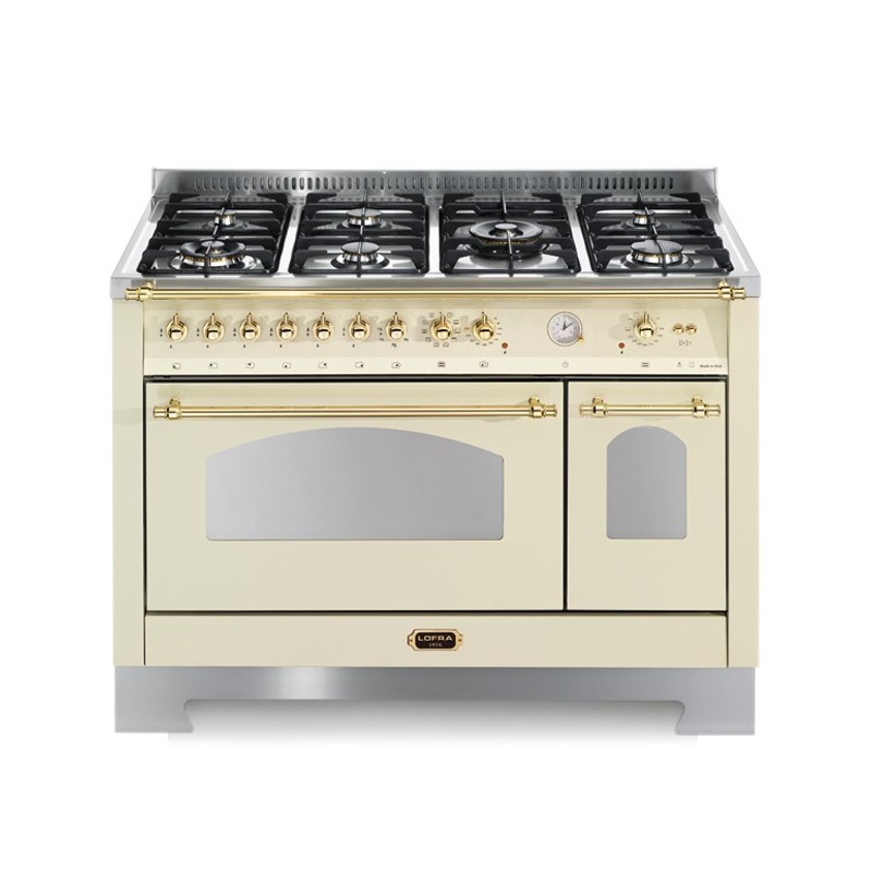 Lofra RBID126MFT+E/2AEO Cuisinière à gaz A Ivoire