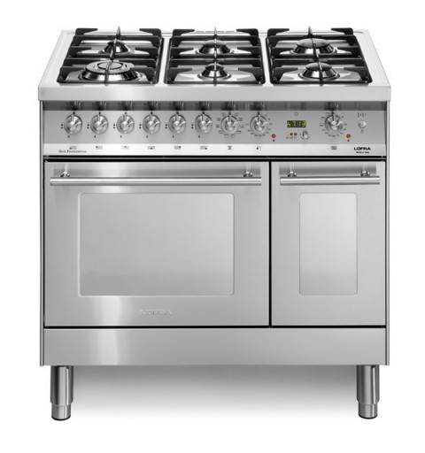 Lofra Pd96Mfte/Cisf 90X60 Cucina Con Piano In Acciaio Satinato