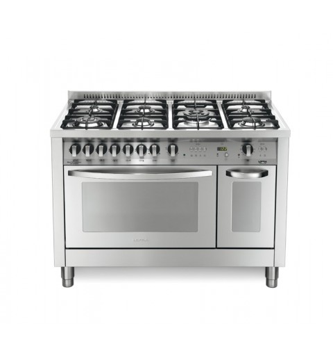 Lofra Pd126Gv+E /2Ci 120X60 Cucina Con Piano In Acciaio