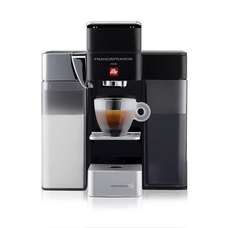 ILLY MACCHINA DEL CAFFE CAPSULE IPERESPRESSO HOME Y5 MILK NERO