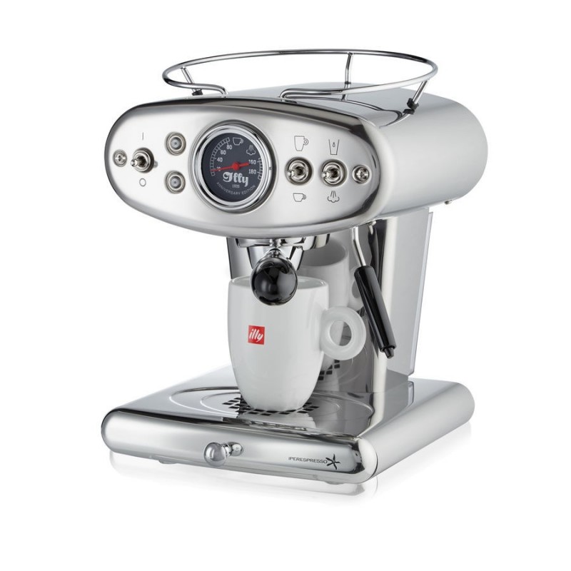 ILLY MACCHINA DEL CAFFE CAPSULE IPERESPRESSO HOME X1 INOX ANNIVERSARY E&C