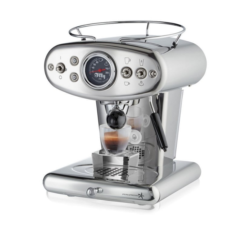 ILLY MACCHINA DEL CAFFE CAPSULE IPERESPRESSO HOME X1 INOX ANNIVERSARY E&C