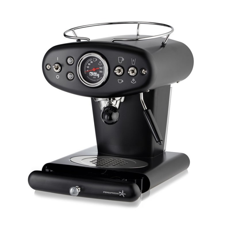 ILLY MACCHINA DEL CAFFE CAPSULE IPERESPRESSO HOME X1 NERO ANNIVERSARY E&C