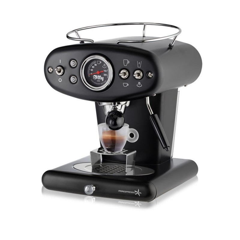 ILLY MACCHINA DEL CAFFE CAPSULE IPERESPRESSO HOME X1 NERO ANNIVERSARY E&C