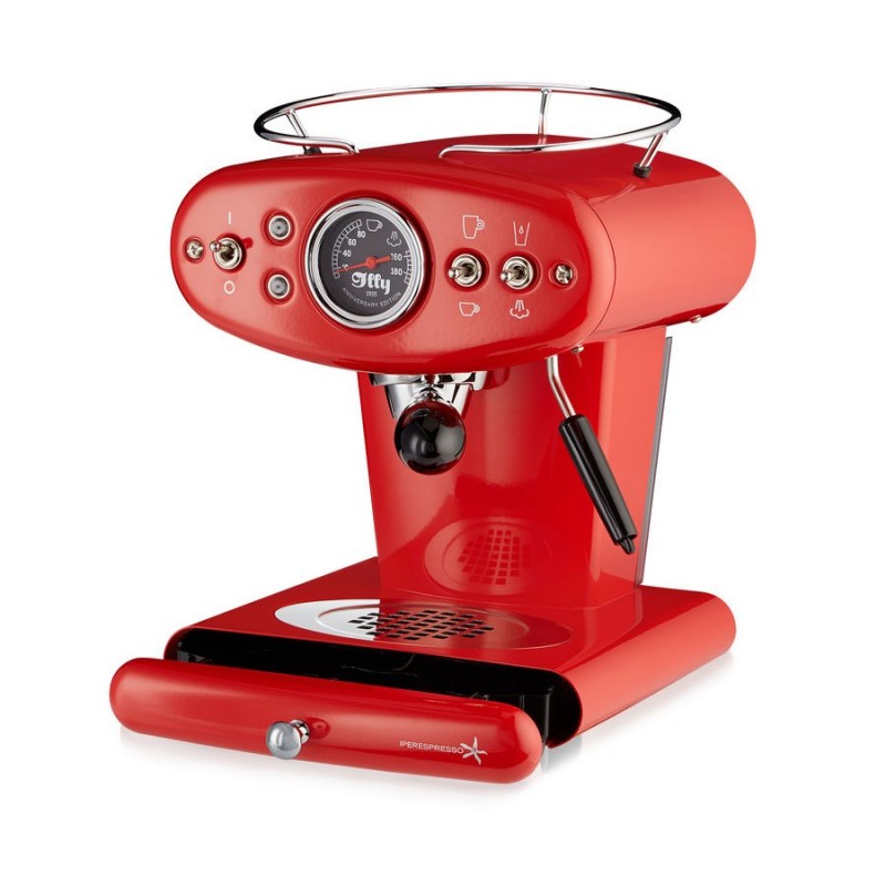 ILLY MACCHINA DEL CAFFE CAPSULE IPERESPRESSO HOME X1 ROSSO ANNIVERSARY E&C