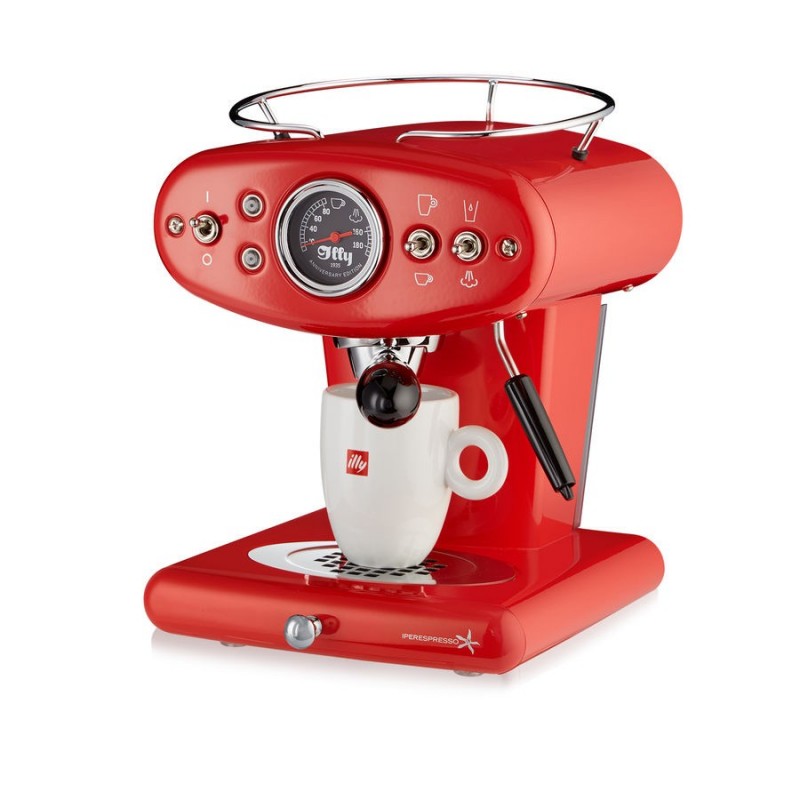 ILLY MACCHINA DEL CAFFE CAPSULE IPERESPRESSO HOME X1 ROSSO ANNIVERSARY E&C