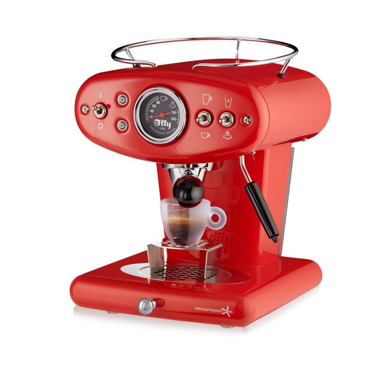 ILLY MACCHINA DEL CAFFE CAPSULE IPERESPRESSO HOME X1 ROSSO ANNIVERSARY E&C