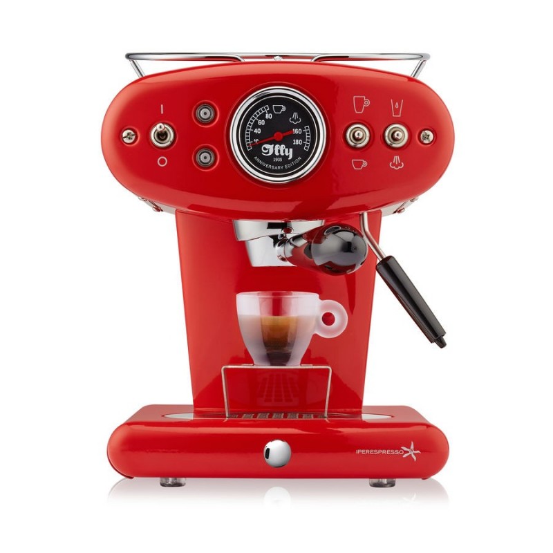 ILLY MACCHINA DEL CAFFE CAPSULE IPERESPRESSO HOME X1 ROSSO ANNIVERSARY E&C