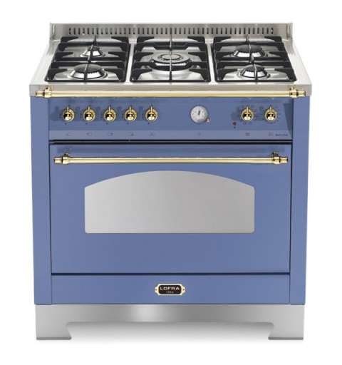 Lofra Rlvg96Mft/Ci Lavanda 90X60 Cucina Con Piano In Acciaio