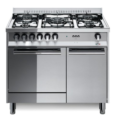 Lofra M85E/C 80X50 Cucina Con Piano In Acciaio Lucidato A