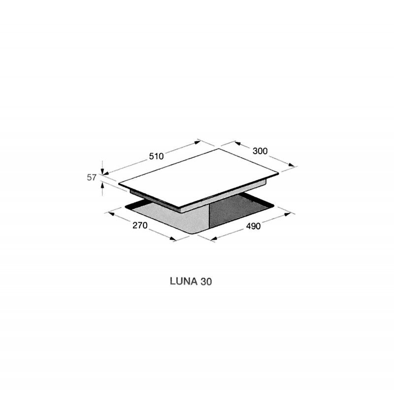 Lofra Hin302 Luna 30 Induction Piano Cottura A Induzione 30 Cm