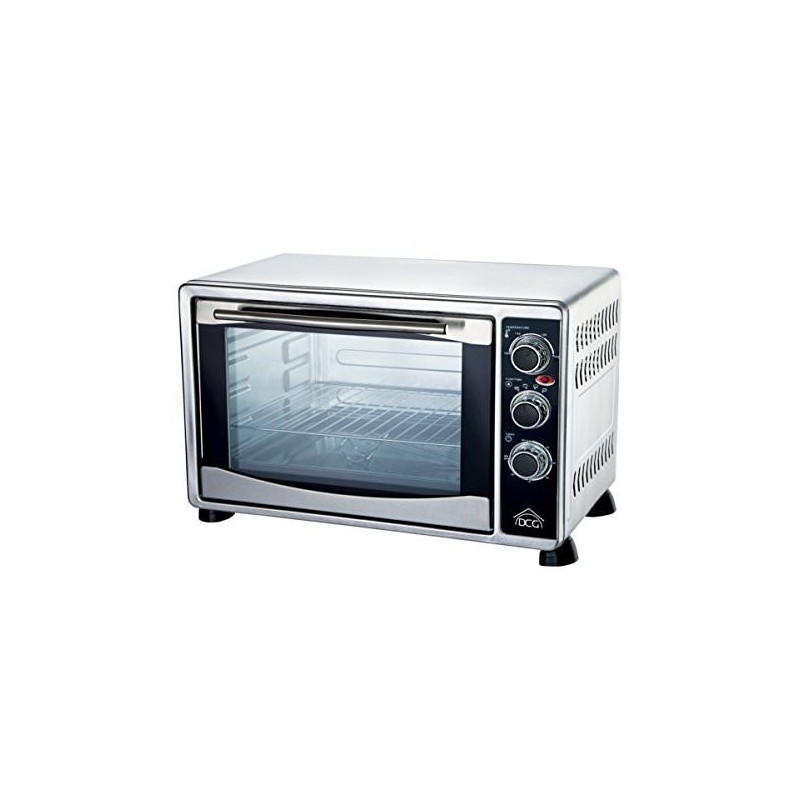 DCG MBS25 FORNO VENTILATO FORNETTO 25LITRI 1500W 4 LIVELLI DI COTTURA TIMER - SILVER