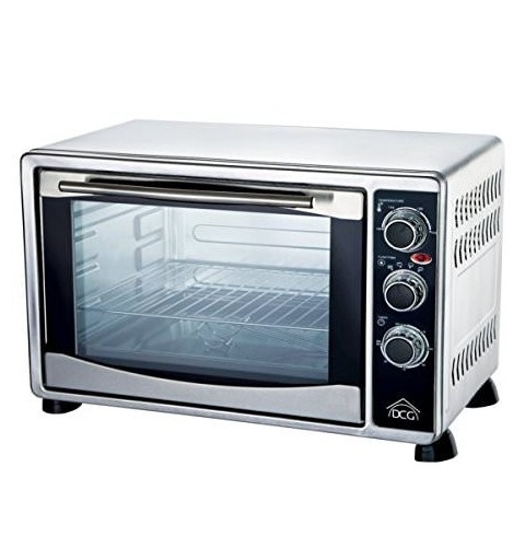 DCG MBS25 FORNO VENTILATO FORNETTO 25LITRI 1500W 4 LIVELLI DI COTTURA TIMER - SILVER