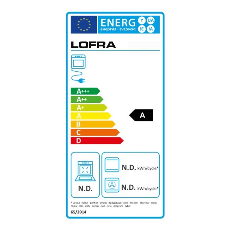 Lofra FRNM69EE/A horno eléctrico 66L A Negro