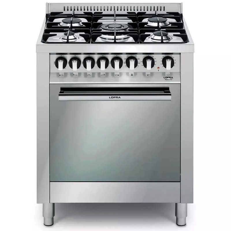 Lofra M76Mf/C 70X60 Cucina Con Piano In Acciaio Lucidato A