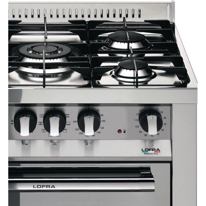 Lofra M76MF/C Independiente Encimera de gas A Acero inoxidable