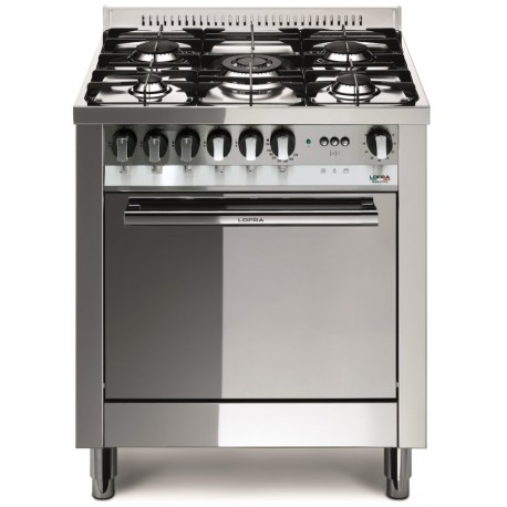 Lofra M76Gv/C 70X60 Cucina Con Piano In Acciaio Lucidato A Lofra M76Gv/C 70X60 Cucina Con Piano In Acciaio Lucidato A