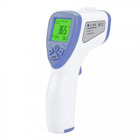 DCG MP911 Termometro a Infrarossi, scanner termometro ambientale senza contatto, display, batteria inclusa
