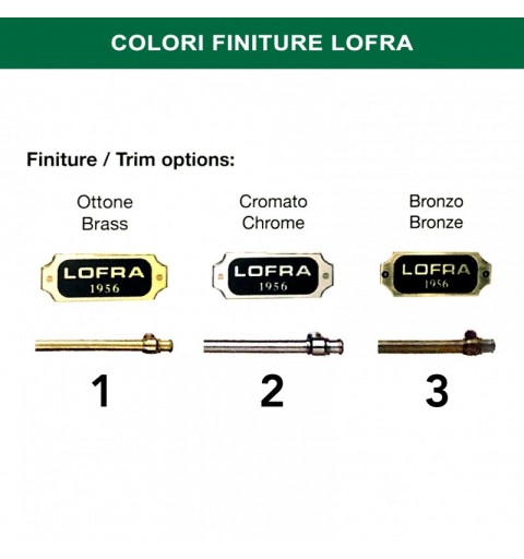 LOFRA YRBI66T Macchina Caffe Incasso Automatica 2,5L Grani, 60x45 cm - colore Avorio - finiture ottone