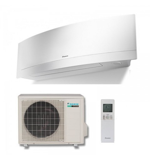 Daikin FTXJ25MW/RXJ25M Condizionatore Climatizzatore Emura 9000Btu A+++ A++ Wifi Bianco 4anni Garanzia