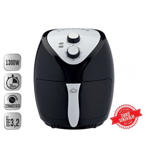 DCG FR3503N Friggitrice ad Aria Senza Olio 3,5Litri AIRFRYER 1300w