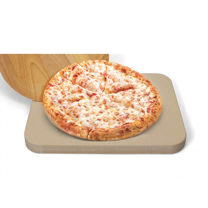 LOFRA Kit Pietra refrattaria + Pala da pizza in legno per cottura pizza - cod 03011277 - 03011278