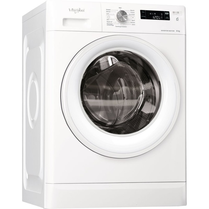 Whirlpool FFS P8 IT lavatrice Caricamento frontale 8 kg 1200 Giri min C Bianco