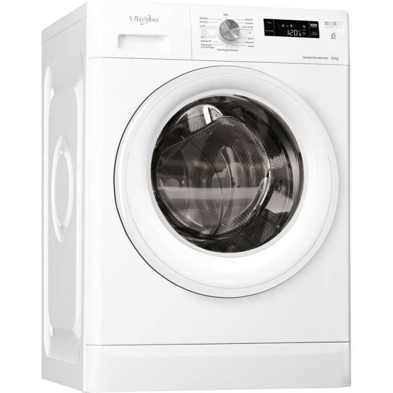 Whirlpool FFS P8 IT machine à laver Charge avant 8 kg 1200 tr min C Blanc