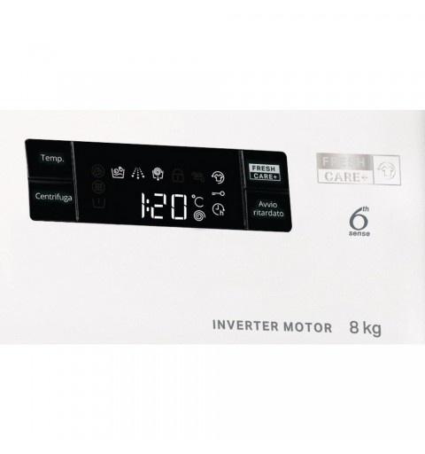 Whirlpool FFS P8 IT lavatrice Caricamento frontale 8 kg 1200 Giri min C Bianco