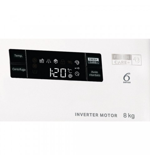 Whirlpool FFS P8 IT machine à laver Charge avant 8 kg 1200 tr min C Blanc