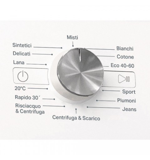 Whirlpool FFS P8 IT lavatrice Caricamento frontale 8 kg 1200 Giri min C Bianco