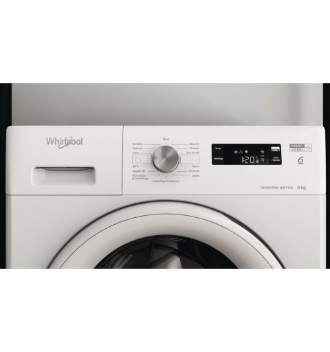Whirlpool FFS P8 IT lavatrice Caricamento frontale 8 kg 1200 Giri min C Bianco