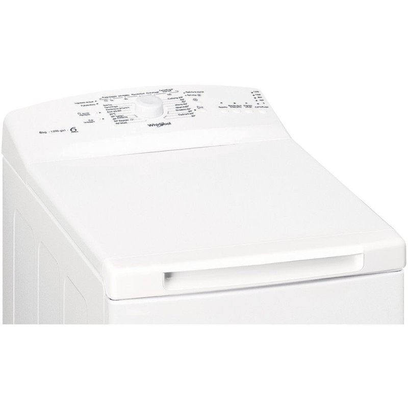 Whirlpool TDLR 6230L IT N washing machine Top-load 6 kg 1200 RPM D White