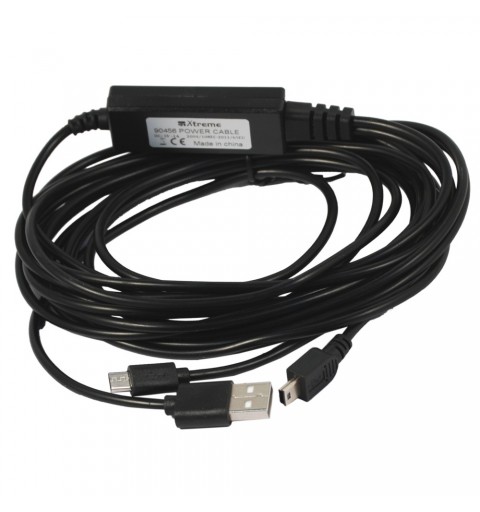 Xtreme 90456 câble USB 3,5 m USB 2.0 USB A 2 x Micro-USB B Noir