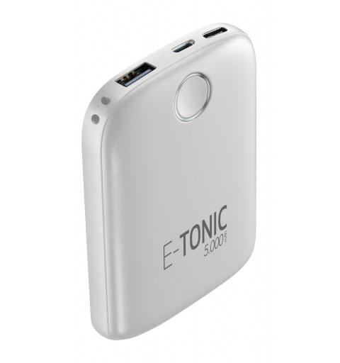 Cellularline E-Tonic banque d'alimentation électrique 5000 mAh Blanc