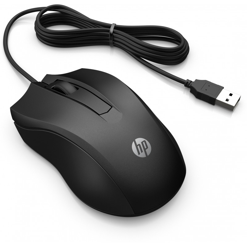 HP Ratón con cable 100