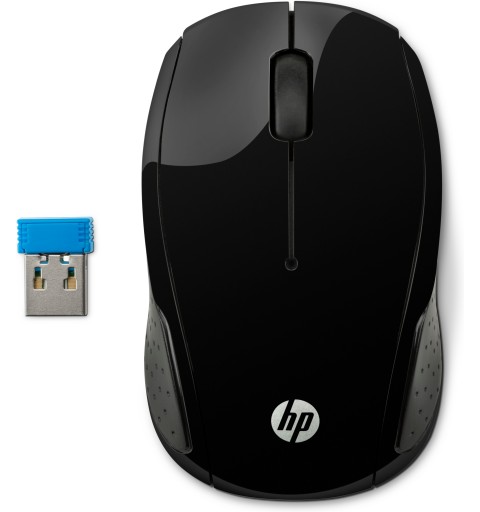 HP 200 mouse Ambidestro RF Wireless Ottico 1000 DPI