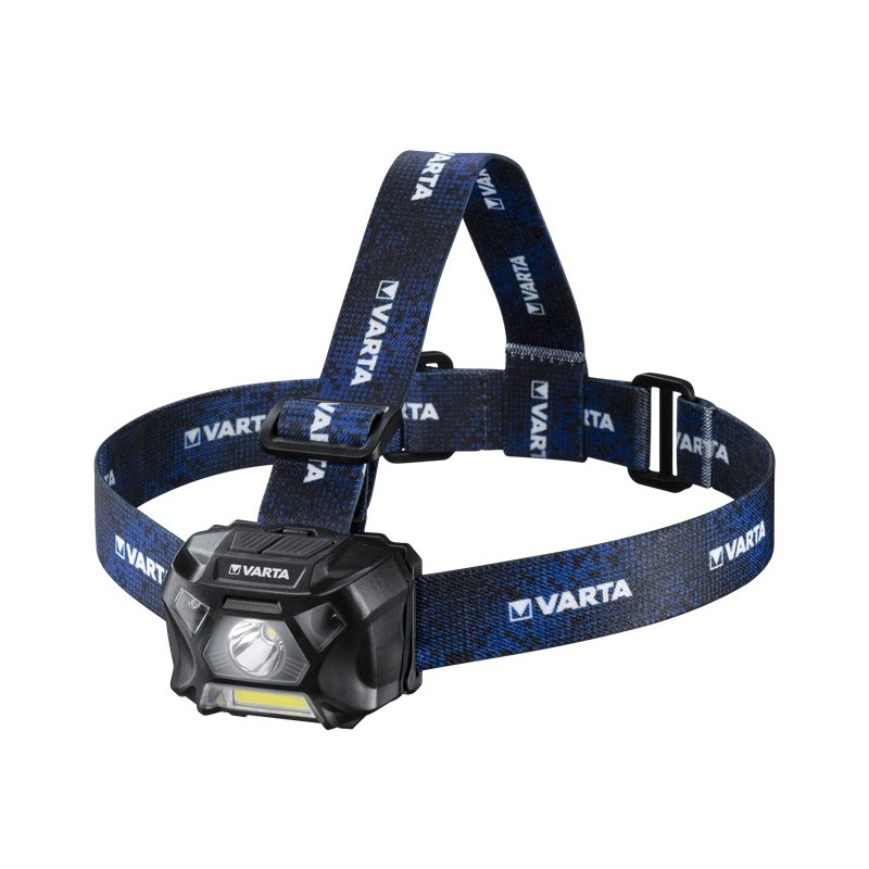 Varta WORK FLEX MOTION SENSOR H20 Black, Blue Headband flashlight LED