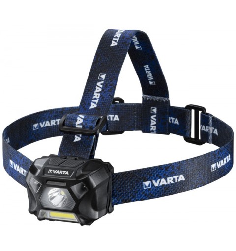 Varta WORK FLEX MOTION SENSOR H20 Black, Blue Headband flashlight LED