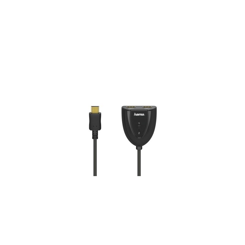 Hama 00205161 HDMI cable HDMI Type A (Standard) 2 x HDMI Type A (Standard) Black